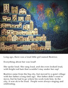 Sample Page from Little Loud Beatrice